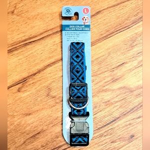 🙃6/$10 Blue Dog Collar Size Large